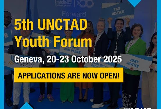 Call For Applications: United Nations Conference On Trade And Development (UNCTAD) Youth Forum 2025