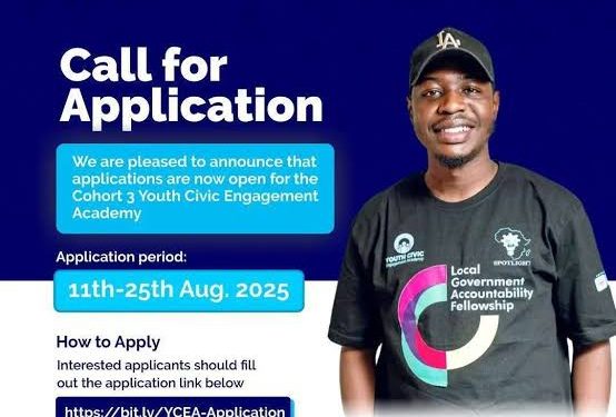Call for Applications: Youth Local Government Accountability Fellowship (YLGA) 2025