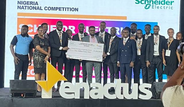 Schneider Electric, Enactus Award €4,500 to Nigerian Students at 2025 Energy Innovation Competition