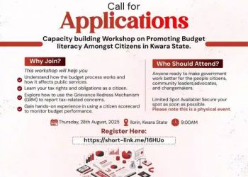 Call for Applications: Capacity Building Workshop on Promoting Budget Literacy 2025