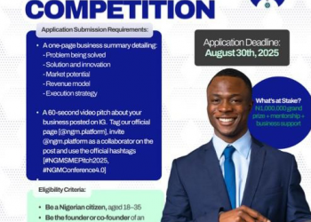 Call For Applications: SME Pitch Competition 4.0 For Nigerian Entrepreneurs ( Up to 1,000,000 prize and mentorship + business support)