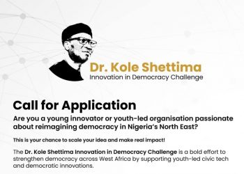 Call For Applications: Dr. Kole Shettima Innovation in Democracy Challenge ( ₦500,000 Prize)