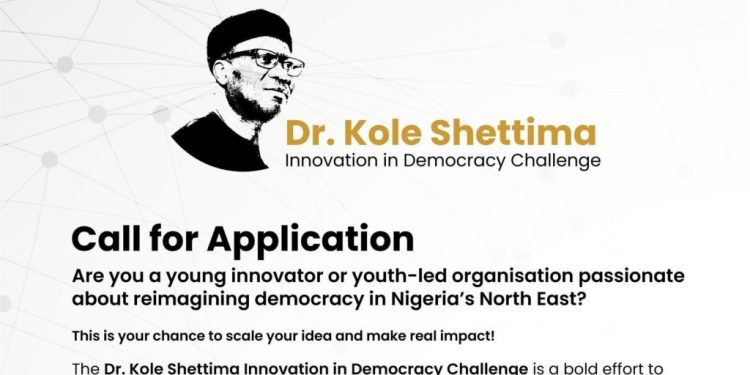 Call For Applications: Dr. Kole Shettima Innovation in Democracy Challenge ( ₦500,000 Prize)