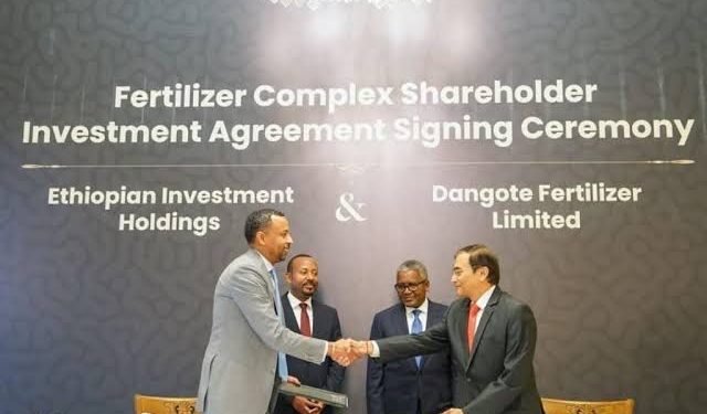 Dangote Signs $2.5bn Deal to Build Africa’s Second Urea Plant in Ethiopia