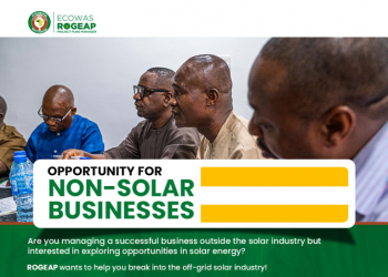 Call for Applications: ECOWAS Regional Off-Grid Electricity Access Project (ROGEAP) for Non-Solar Businesses 2025