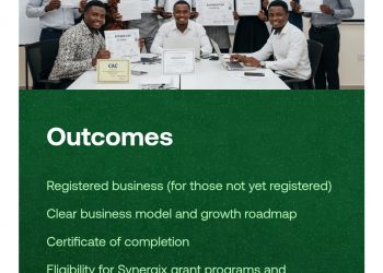 Call For Applications: Synergix Business Bootcamp For Entrepreneurs (Free CAC Business Registration, 12-week Hands-on Training, and Certificate of Completion)