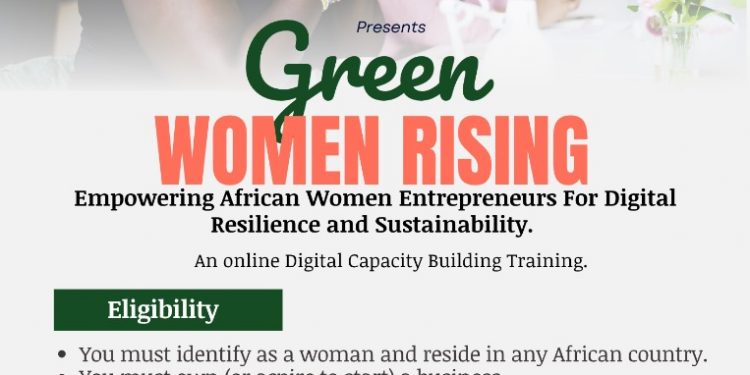 Call For Applications: TGED Foundation/ ImpactHER Green Women Rising (Fully Funded, High-Quality Online Digital and Entrepreneurial Skills Training For African Business Owner)