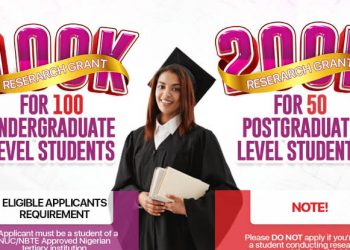 Grooming Centre University Grants For Undergraduate and Postgraduate In Nigeria (₦20 Million Awards)