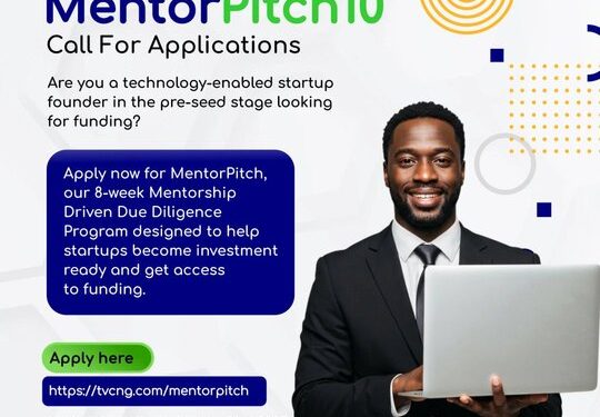 Call for Applications: TVC Labs MentorPitch 10 Program for Early-stage Startups