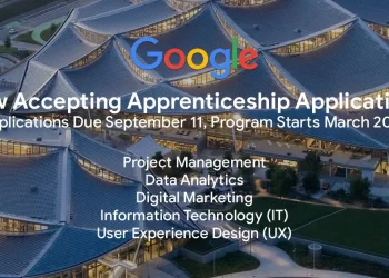 Call For Applications: Google Apprenticeships Program For Youth Worldwide