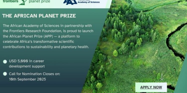 Call for Applications: African Planet Prize 2025 (up to $5,000)