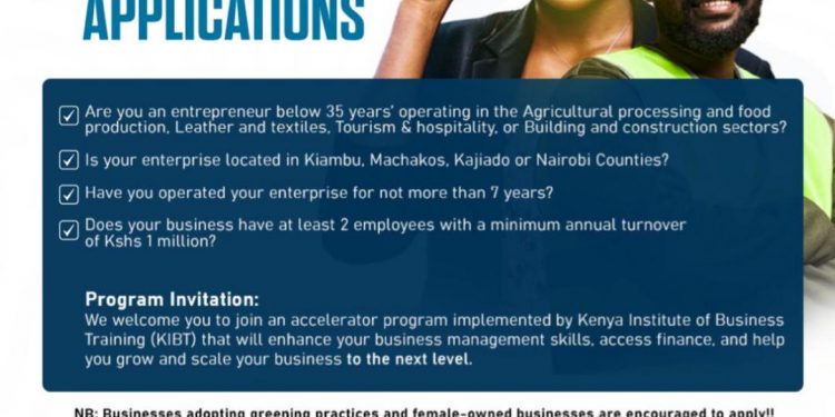 Call for Applications: GIZ Kenya & KIBT Youth Entrepreneurship Accelerator 2025