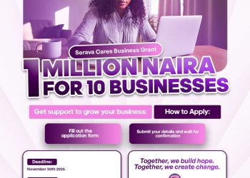 Call For Applications: Serava Cares Business Grant (Up to N1 Million to 10 Outstanding Businesses in Africa)