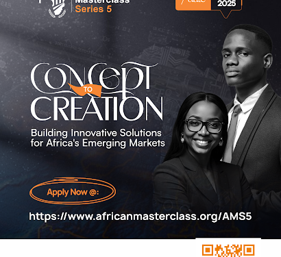 Call For Applications: African Masterclass Series (AMS) 5.0 For Social Innovators, Social Entrepreneurs, Policy makers, CSR Leaders and others