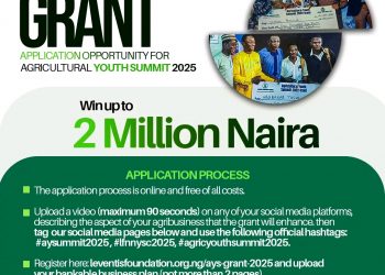 Apply for the Leventis Foundation Youth Agripreneur Grant 2025 — Up to ₦2 Million Funding Available