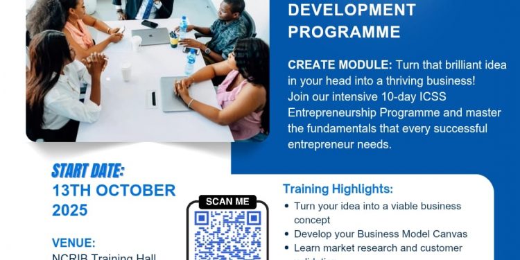 ICSS Entrepreneurship Development Programme 2025 (Training + Hands-On Workshop)