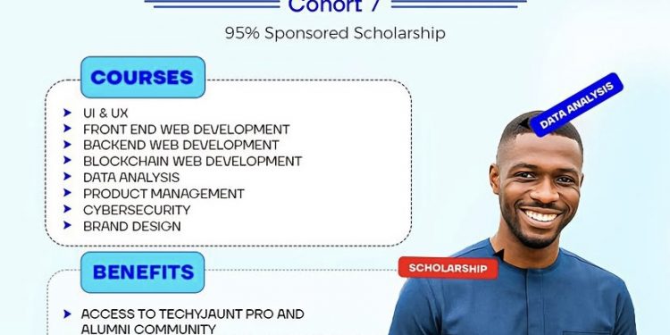 TechyJaunt Beginner Scholarship Program (Cohort 7)