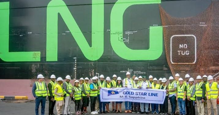 LNG-Powered MV Sapphire Berths in Lagos, Opening New Era of Cost-Efficient Shipping for Small Businesses