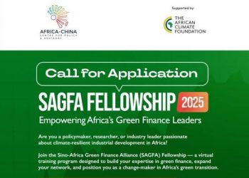 Sino-Africa Green Finance Alliance (SAGFA) Fellowship ( Fully Funded )