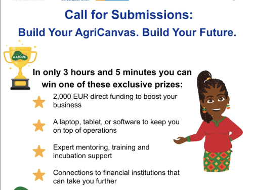 ComCashew e-MOVE “Build Your AgriCanvas” Fund – Chance to Get €2,000, Mentorship & Tools
