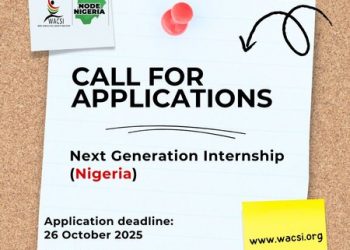 WACSI Next Generation Paid Internship Program 2025 For Nigerians 