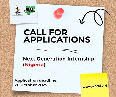 WACSI Next Generation Paid Internship Program 2025 For Nigerians