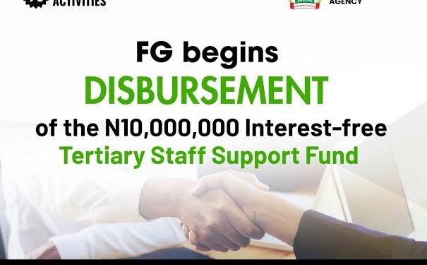 TISSF Begins Disbursement as Federal Government Supports Over Nine Thousand Tertiary Institution Staff