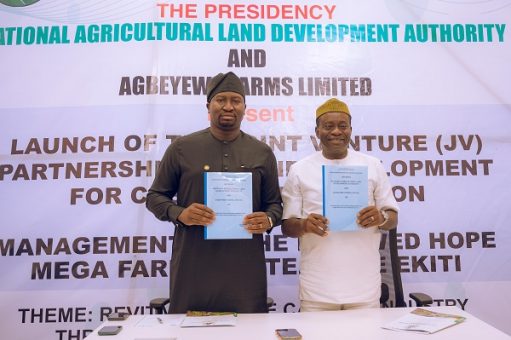 NALDA Partners Agbeyewa Farms to Boost Cassava Production, Launch Renewed Hope Mega Farm Estate in Ekiti