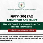 Nigeria Unveils 50 Tax Exemptions for Low-Income Earners and SMEs Starting 2026