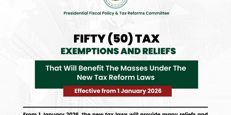 Nigeria Unveils 50 Tax Exemptions for Low-Income Earners and SMEs Starting 2026