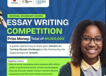 Call for Applications: UN SDSN Youth Nigeria National Essay Competition 2025 (₦1 Million Prize)
