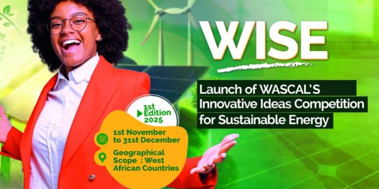 Call For Applications: WASCAL “WISE” Competition for Sustainable Energy 2025 For Africans (Grants of up to €20,000 per project)