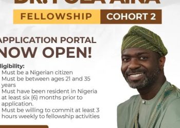 Call For Applications: Dr. Fola Aina Fellowship For Next-Gen Leaders 2026 Cohort 2