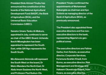 Nigerian Government Inaugurates New Boards for BOA, NADF, UBEC