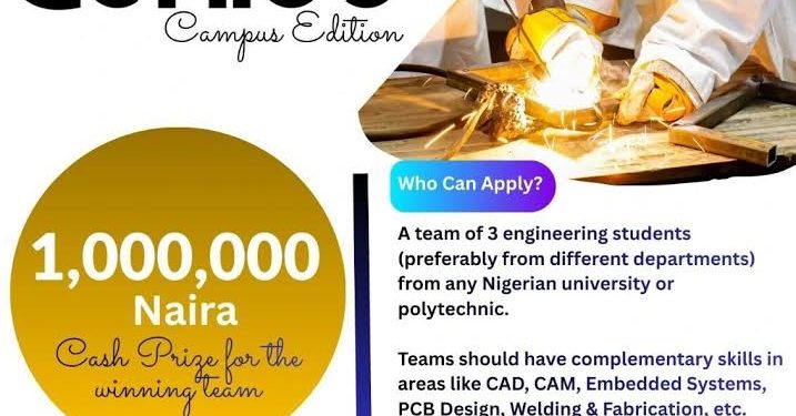 Call For Applications: Nigerian Genius Campus Edition Engineering Competition 2026( ₦1 Million Prize)