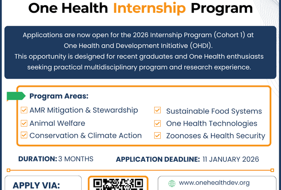 Call for Applications: OHDI One Health Internship Program 2026