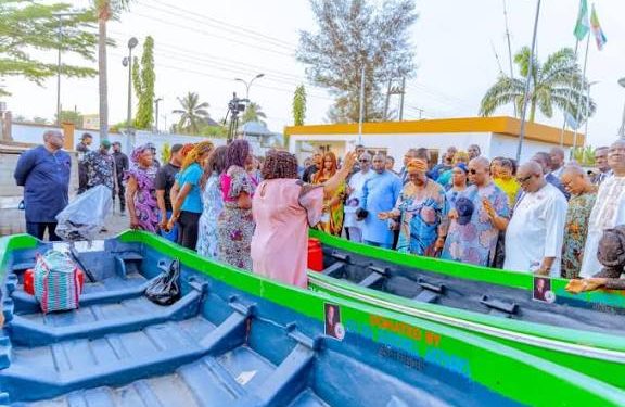 Senate President Empowers Women in Akwa Ibom  with Modern Fishing Boats