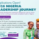 Call For Applications: WomenLift Health x WILAN Nigeria Leadership 2026 (Fully Funded 12-Month Program)