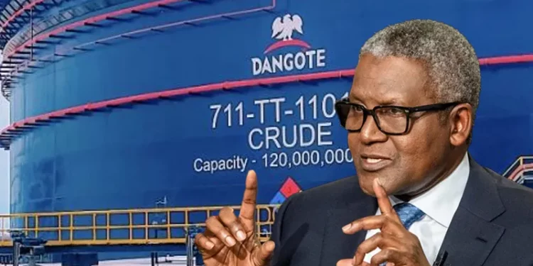 Dangote Refinery Rolls Out Petrol at ₦739 per Litre Across all MRS Nationwide