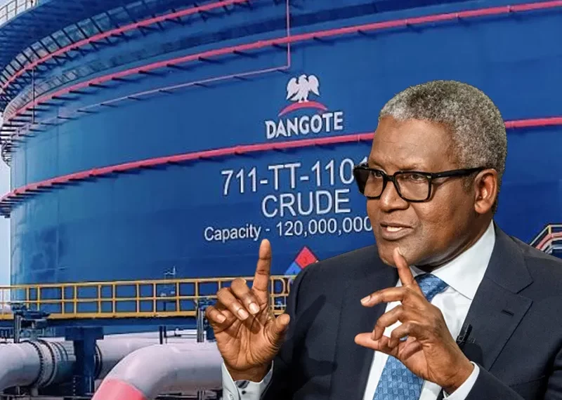 Dangote Refinery Rolls Out Petrol at ₦739 per Litre Across all MRS Nationwide