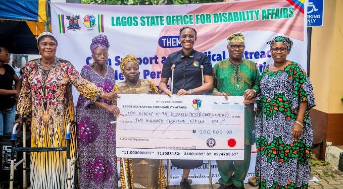 Lagos Empowers 100 Elderly Persons With Disabilities Through Cash Support and Medical Outreach