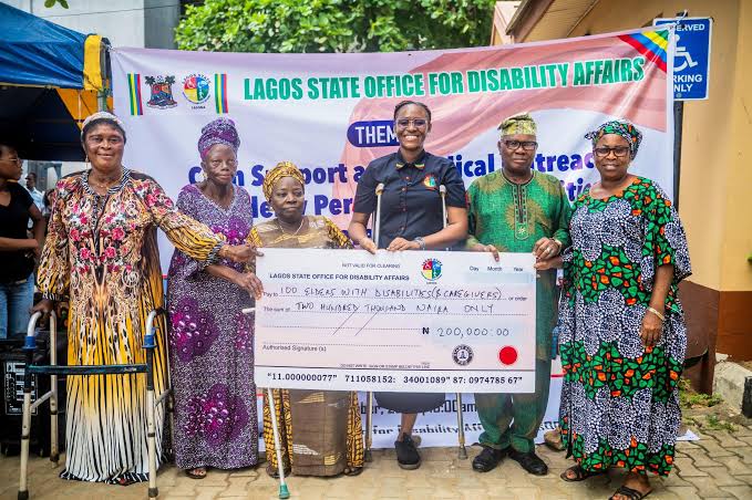 Lagos Empowers 100 Elderly Persons With Disabilities Through Cash Support and Medical Outreach