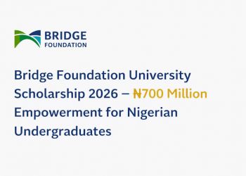 Call For Applications: Bridge Foundation University Scholarship 2026 (Up to N700 million Support for Nigerian Undergraduates)