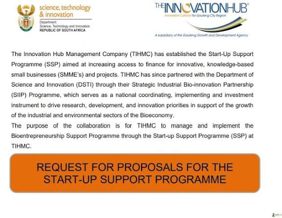 Call For Applications: Bioindustries Funding Call 2026 (Up to R300,000 Grants for Startups)