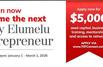 Call for Applications: Tony Elumelu Foundation Entrepreneurship Grant 2026 ($5,000 Seed Funding + Training & Mentorship)