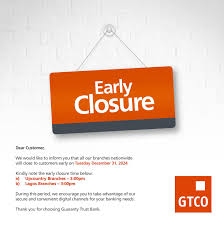 Nigerian Banks Alert Customers Of Early Branch Closures