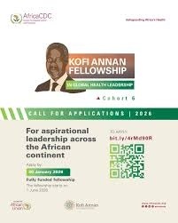 Call For Applications: Kofi Annan Global Health Leadership Programme 2026 for Africans (Fully Funded)
