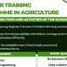 Call for Applications: Leventis Foundation Nigeria One-Year Agricultural Training Programme 2026