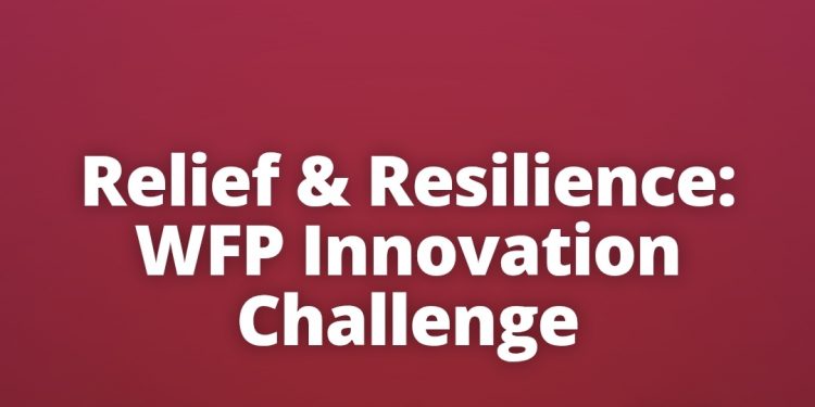 Call for Applications: WFP Innovation Challenge Relief & Resilience (Up to USD $100,000 Funding)