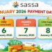 SASSA Confirms Official Social Grant Payment Dates for January 2026